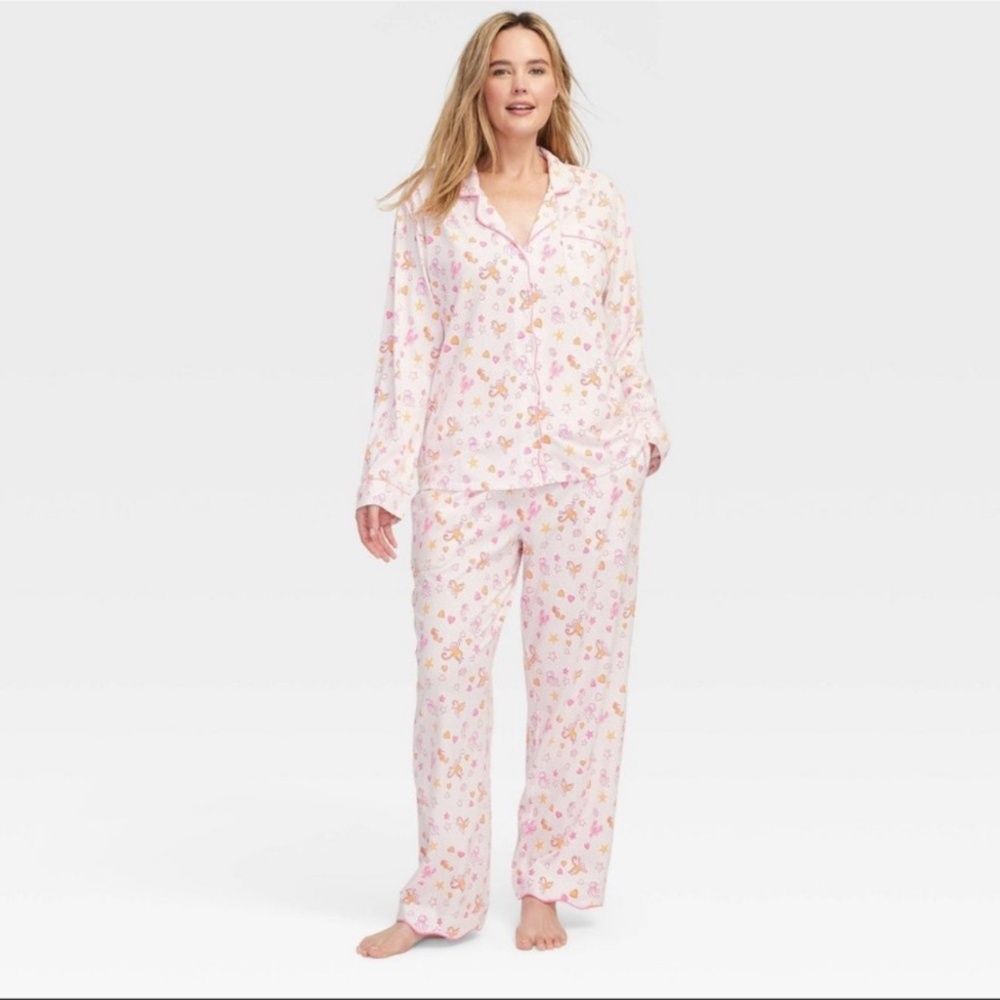 Roller Rabbit x Target Women’s Sea Life Long Sleeves & Pants Pajama Set Pink